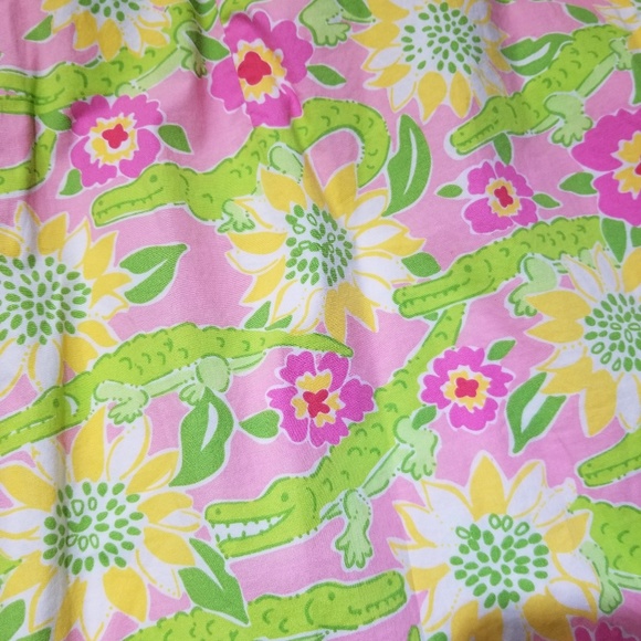 Lilly Pulitzer Croc Monseiur Strapless Dress - Picture 4 of 6